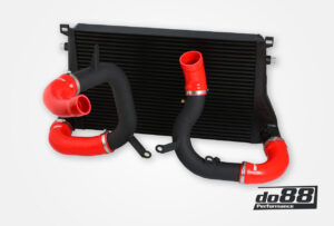 Kit BigPack DO88 Intercooler Maggiorato + Tubazioni VAG 1.8 2.0 TSI (MQB) – tubi flessibili rossi