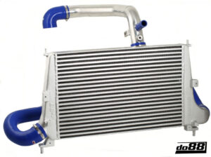 Kit BigPack DO88 Intercooler Maggiorato + Tubazioni SAAB 9-5 98-00 – tubi flessibili rossi