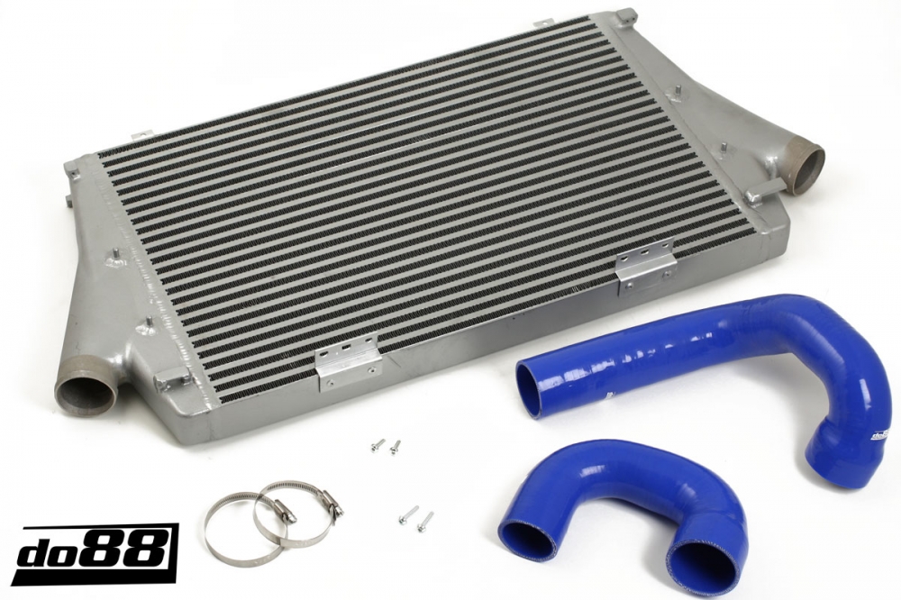 Intercooler Maggiorato DO88 Opel Vectra C 2.0T 02-08 tubi flessibili blu