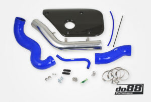 Inlet Pipe Aspirazione Turbo DO88 Volvo S60 V60 V70 T6 – tubi flessibili blu, cover in fibra di carbonio