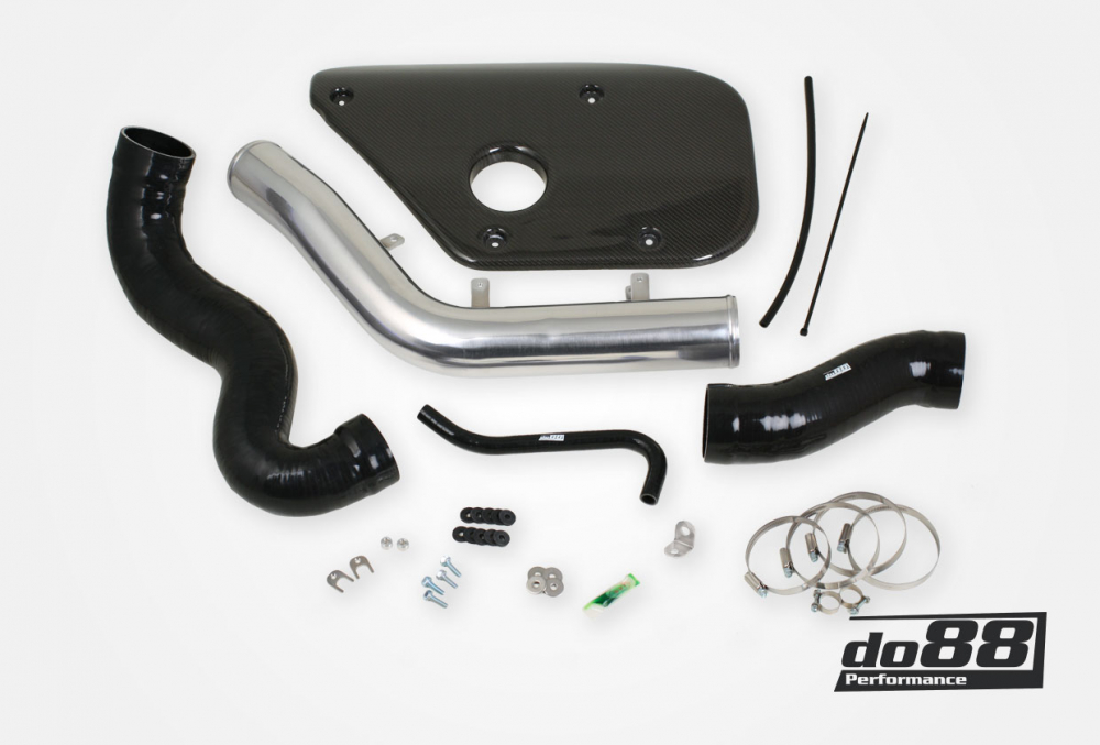 Inlet Pipe Aspirazione Turbo DO88 Volvo S60 V60 V70 T6 – tubi flessibili neri, cover in fibra di carbonio