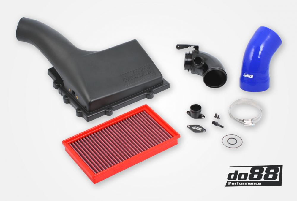Kit Aspirazione Diretta DO88 VAG 1.8 2.0 TSI (MQB) V1 – con inlet pipe, tubi flessibili blu, filtro