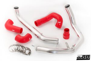 Kit Tubazioni di Pressione DO88 (Charge Pipe) SAAB 9-3 2.0T 2003- per intercooler di serie – tubi flessibili rossi
