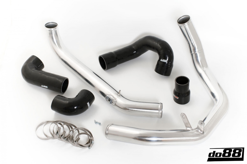 Kit Tubazioni di Pressione DO88 (Charge Pipe) SAAB 9-3 2.0T 2003- per intercooler di serie – tubi flessibili neri