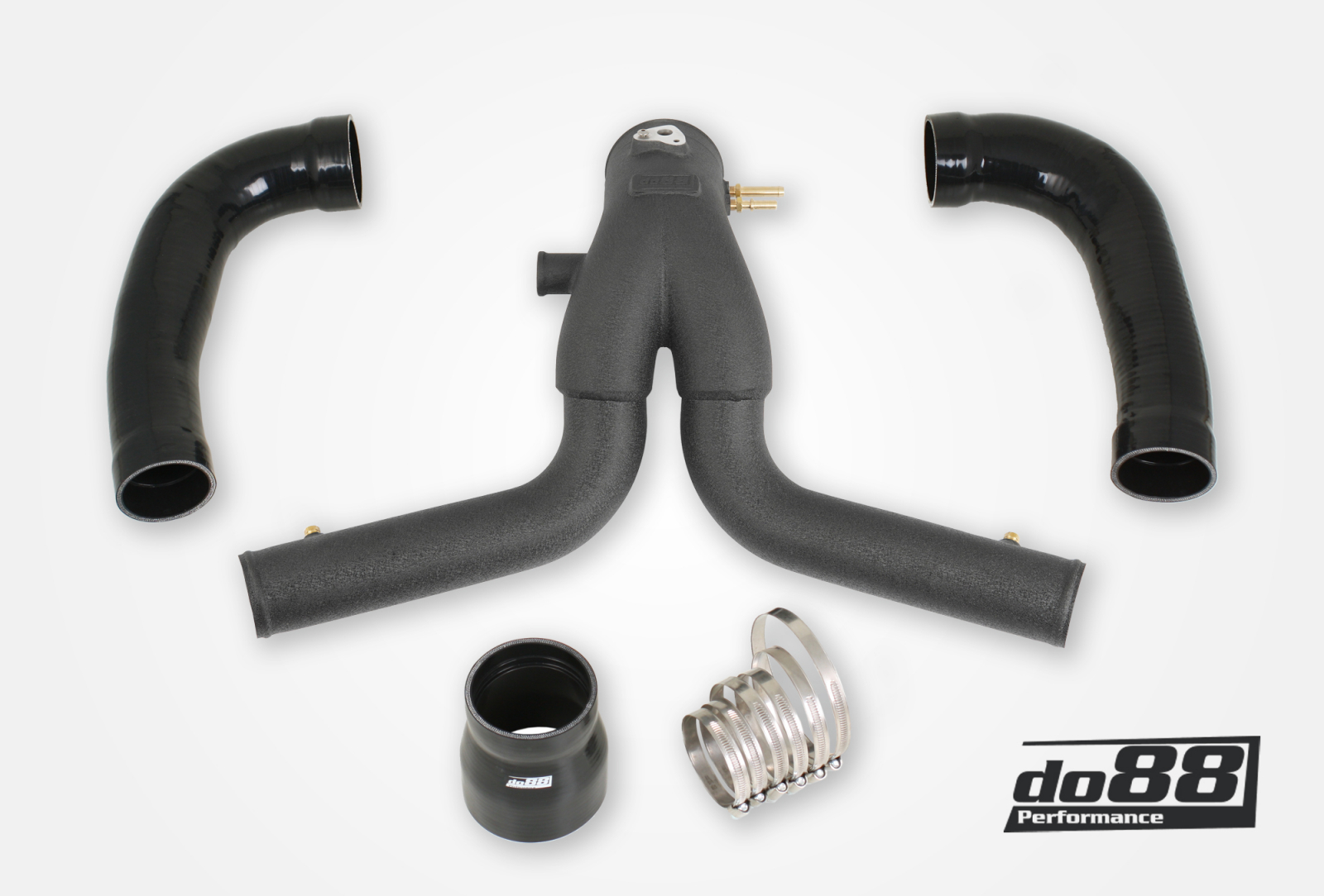 Y-Pipe DO88 Porsche 911 Turbo (991.1) 2013-15 – tubi flessibili neri per intercooler do88
