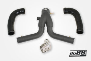 Y-Pipe DO88 Porsche 911 Turbo (991.2) 2015- – tubi flessibili neri per intercooler do88