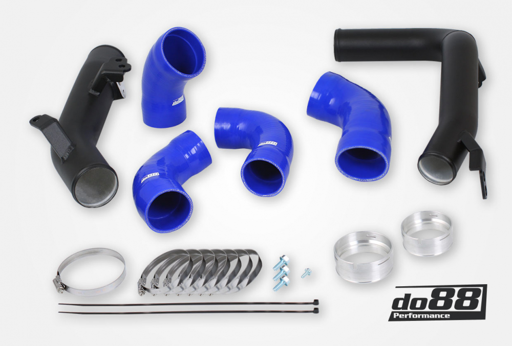 Kit Tubazioni di Pressione DO88 (Charge Pipe) Volvo S60 V60 XC60 V90 S90 XC90 SPA – diesel, intercooler do88, tubi flessibili blu
