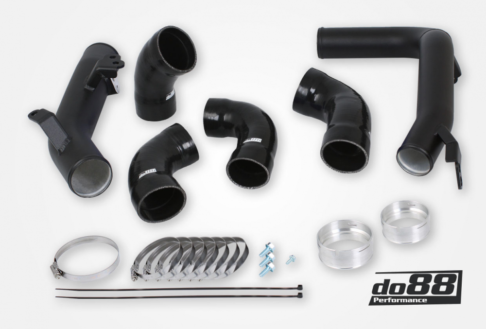 Kit Tubazioni di Pressione DO88 (Charge Pipe) Volvo S60 V60 XC60 V90 S90 XC90 SPA – diesel, intercooler do88, tubi flessibili neri