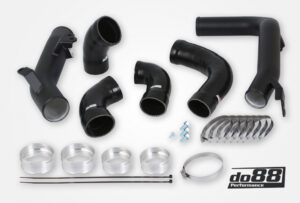 Kit Tubazioni di Pressione DO88 (Charge Pipe) Volvo S60 V60 XC60 V90 S90 XC90 SPA – T8 benzina, intercooler di serie, tubi flessibili neri