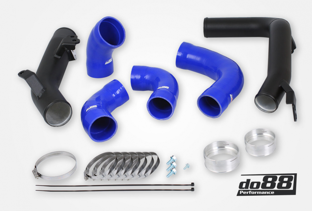 Kit Tubazioni di Pressione DO88 (Charge Pipe) Volvo S60 V60 XC60 V90 S90 XC90 SPA – T8 benzina, intercooler do88, tubi flessibili blu