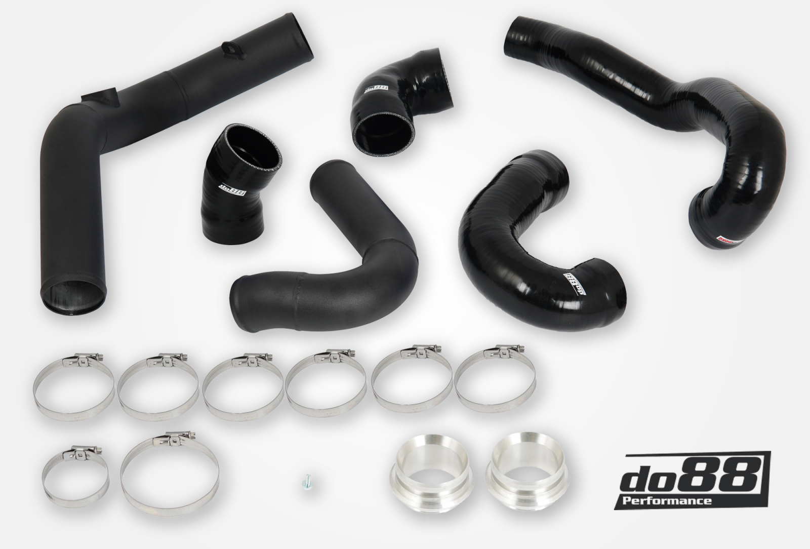 Kit Tubazioni di Pressione DO88 (Charge Pipe) SAAB 9-5 2.8t V6 2010-2011- – tubi flessibili neri