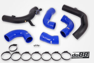 Kit Tubazioni di Pressione DO88 (Charge Pipe) VAG 2.0 TSI EA888 Gen4 (300hp+) per intercooler di serie – tubi flessibili blu
