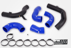 Kit Tubazioni di Pressione DO88 (Charge Pipe) VAG 2.0 TSI EA888 Gen4 (245hp) per intercooler do88 – tubi flessibili blu