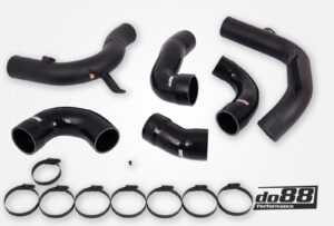 Kit Tubazioni di Pressione DO88 (Charge Pipe) VAG 2.0 TSI EA888 Gen4 (245hp) per intercooler do88 – tubi flessibili neri