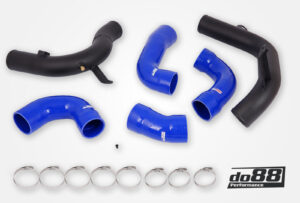 Kit Tubazioni di Pressione DO88 (Charge Pipe) AUDI SEAT SKODA VW 1.8 / 2.0 TSI (MQB) per intercooler do88 – tubi flessibili blu