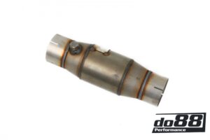 Catalizzatore Sportivo Metallico 3" 100 Celle FIA con Manicotti