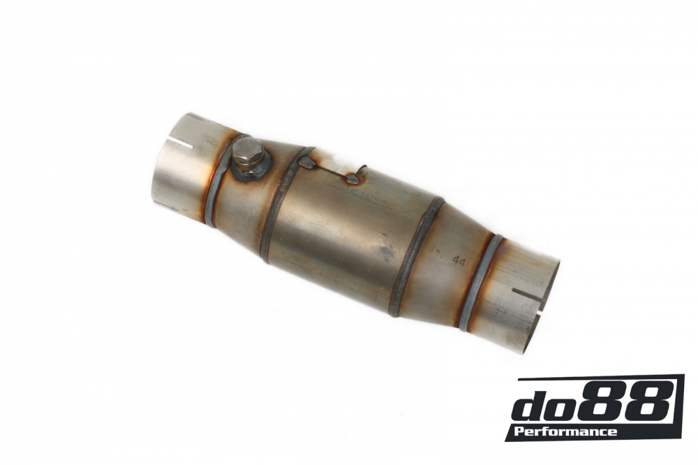 Catalizzatore Sportivo Metallico 3" 100 Celle FIA con Manicotti