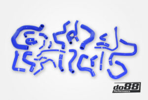 Kit Manicotti Liquido Refrigerante DO88 AUDI SEAT SKODA VW 1.8 / 2.0 TSI (MQB) (24 pezzi) tubi flessibili blu