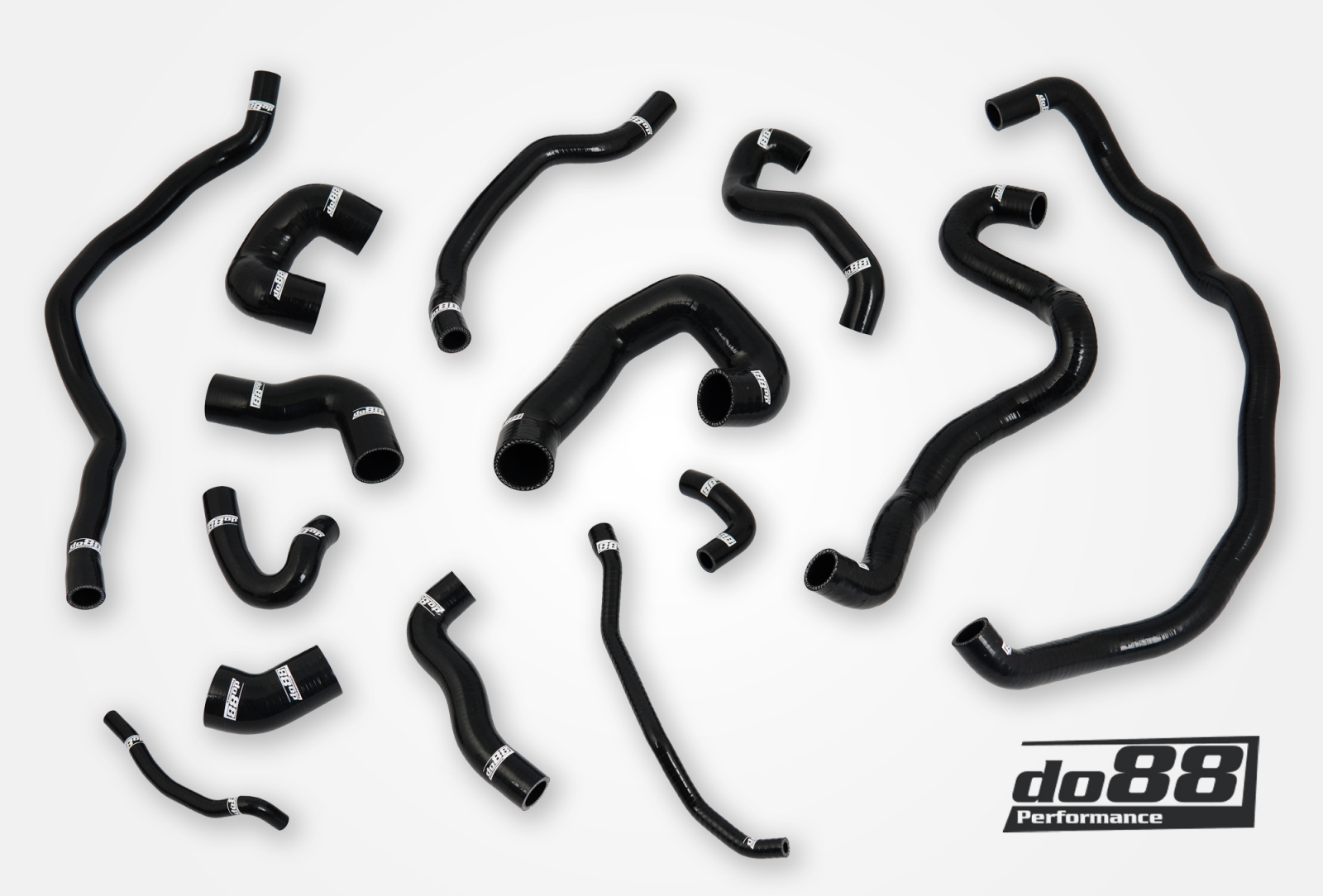 Kit Manicotti Liquido Refrigerante DO88 BMW 135i 335i E82 E90 (N54) tubi flessibili neri