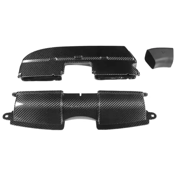 Convogliatore presa d'aria frontale in carbonio opaco Eventuri BMW E90 E92 E93 M3 - Carbon Duct Set Matte