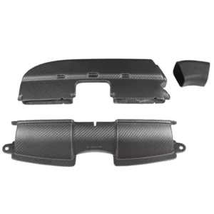 Convogliatore presa d'aria frontale in carbonio opaco Eventuri BMW E90 E92 E93 M3 - Carbon Duct Set Matte