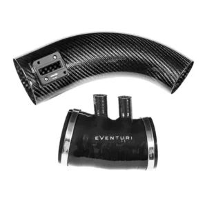 Tubo MAF in Carbonio con manicotto in silicone Honda Civic Type R FK2 - Eventuri Carbon MAF Tube