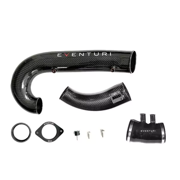 Tubo del Turbo in Carbonio maggiorato V3 Honda Civic Type R FK2 - Eventuri Oversized Carbon Turbo Tube
