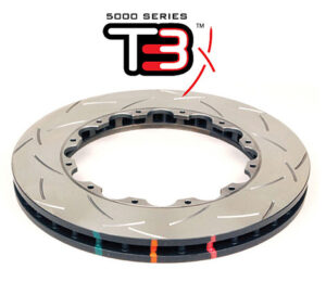 Coppia fasce frenanti di ricambio baffate Anteriori 400x38 mm Audi SQ8 – DBA 5000 Series T3 Slotted solo rotore