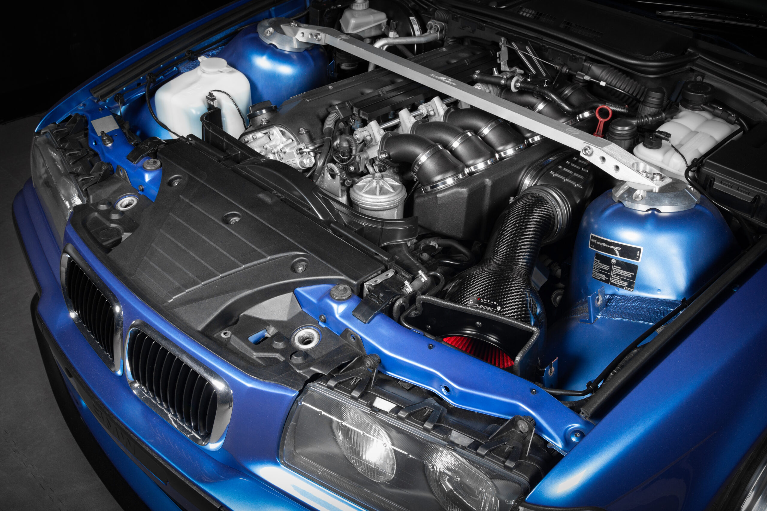 Aspirazione Diretta in Carbonio BMW M3 E36 3.0 / 3.2 Evo S50 - Eventuri Carbon Intake Gloss Finish