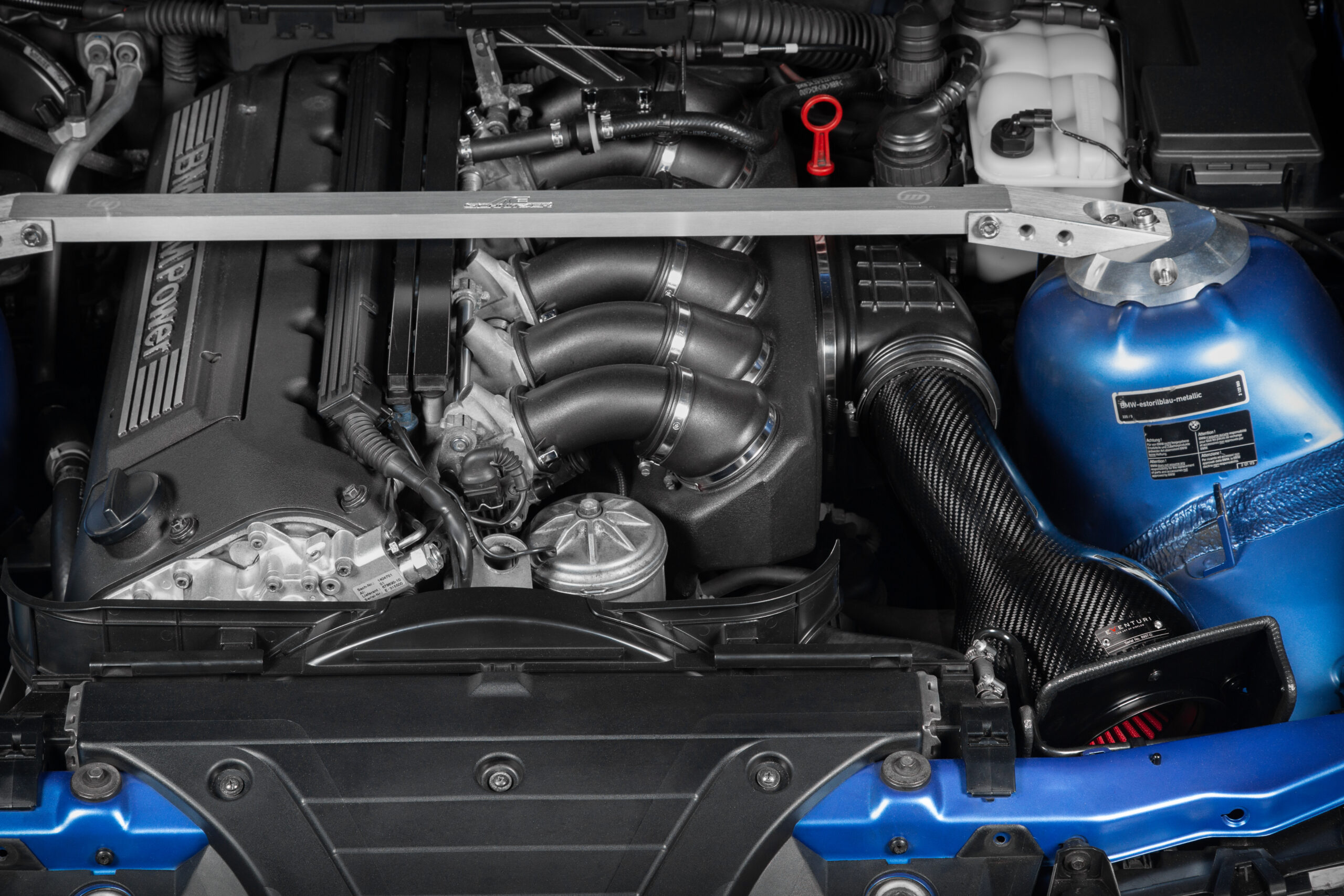 Aspirazione Diretta in Carbonio BMW M3 E36 3.0 / 3.2 Evo S50 - Eventuri Carbon Intake Gloss Finish