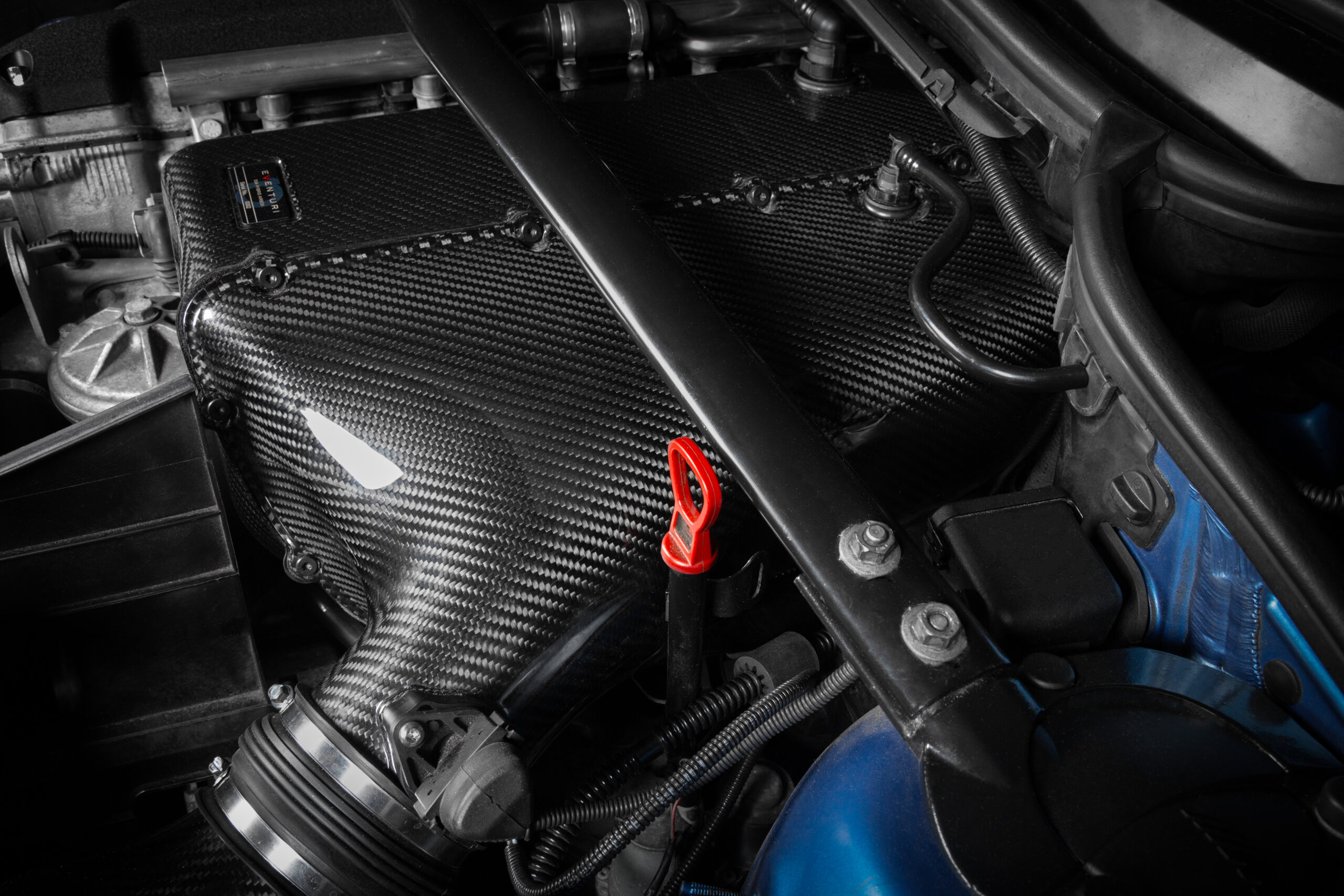 Airbox Ibrido in Carbonio BMW M3 E46 senza Aspirazione, per chi ha già l'aspirazione Eventuri - Eventuri Hybrid Carbon Airbox