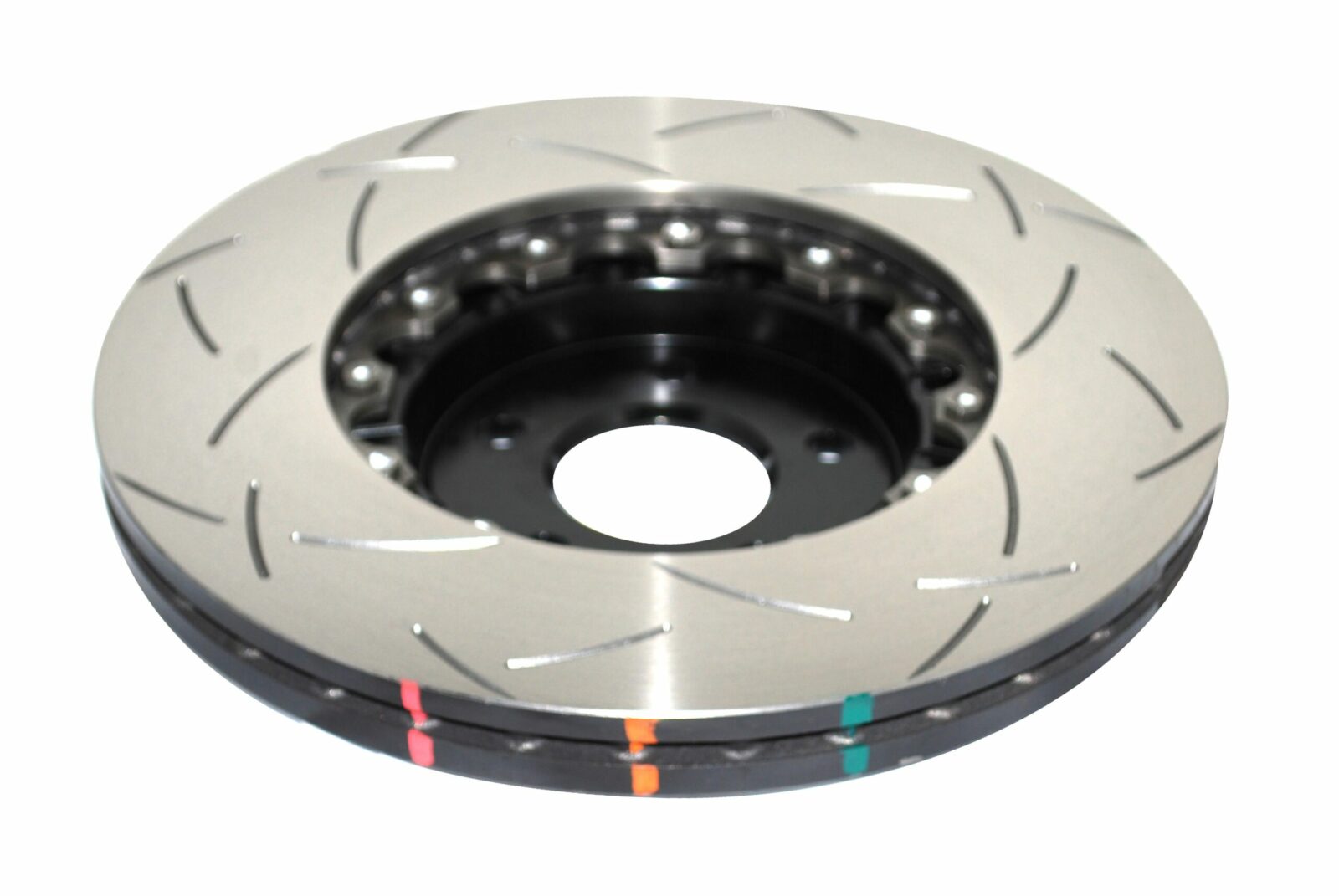 Coppia dischi freno sportivi scomponibili baffati Anteriori 336x28 mm Ford Focus Mk2 – DBA 5000 Series T3 Slotted Black Hat