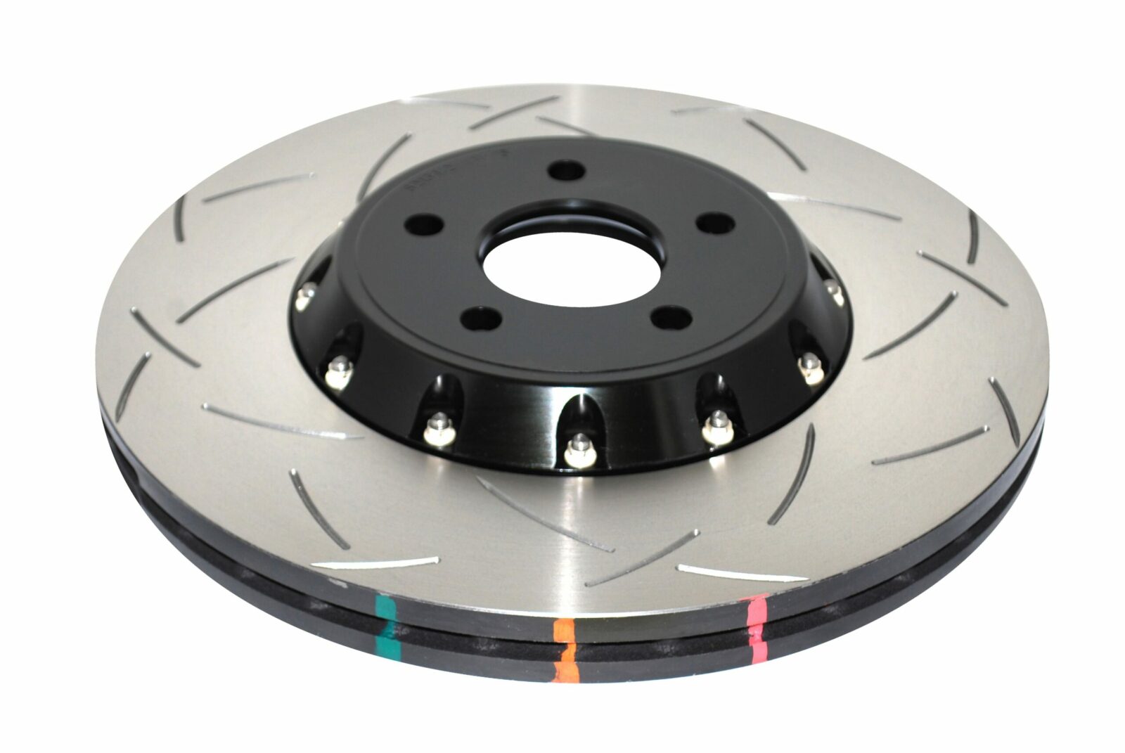 Coppia dischi freno sportivi scomponibili baffati Anteriori 336x28 mm Ford Focus Mk2 – DBA 5000 Series T3 Slotted Black Hat