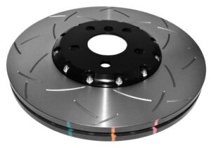 Coppia dischi freno sportivi scomponibili baffati Anteriori 335x30 mm Mini Clubman F54 / F57 / Countryman F60 / F55 / F56 – DBA 5000 Series T3 Slotted Black Hat