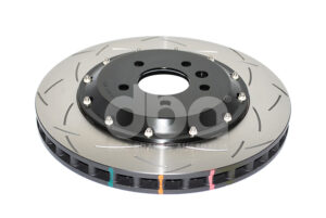 Coppia dischi freno sportivi scomponibili baffati Anteriori 350x32 mm Lotus Evora – DBA 5000 Series T3 Slotted Black Hat