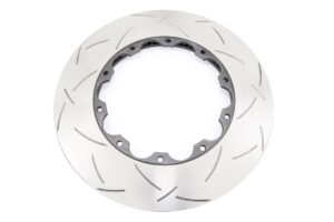 Coppia fasce frenanti di ricambio baffate Anteriori 390x34 mm Nissan GT-R R35 (sinistro + destro) – DBA 5000 Series T3 Slotted solo rotore