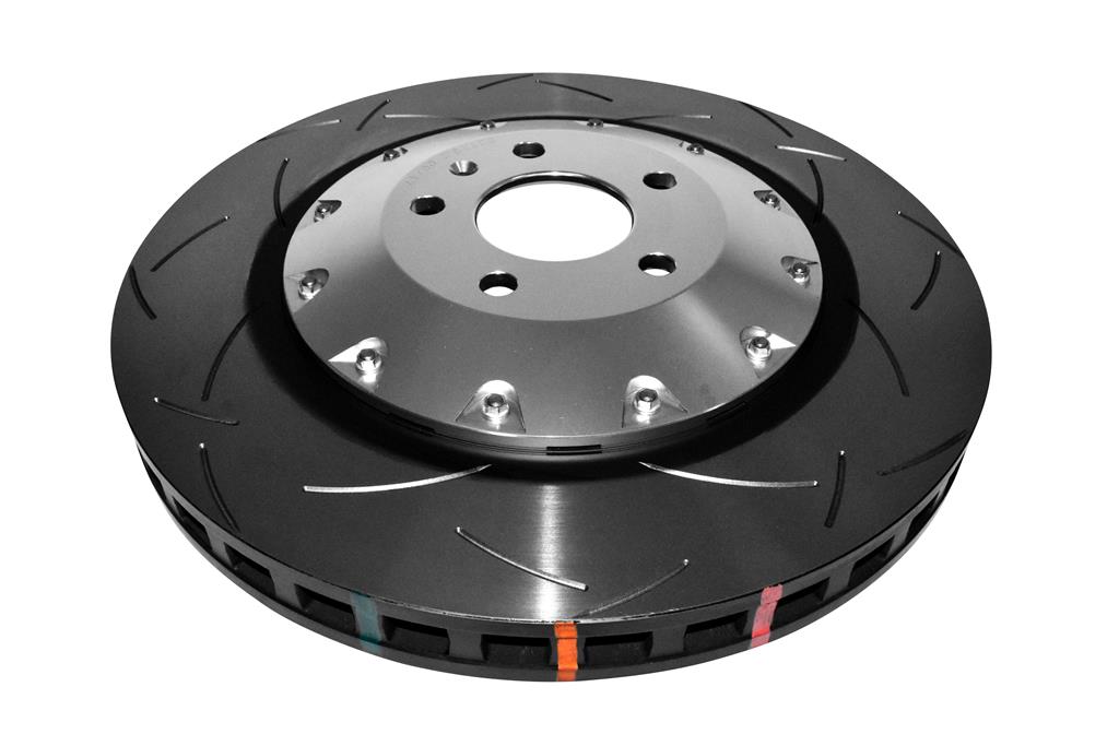 Coppia dischi freno sportivi scomponibili baffati Anteriori 385x36 mm Audi S6 C6 – DBA 5000 Series T3 Slotted Silver Hat