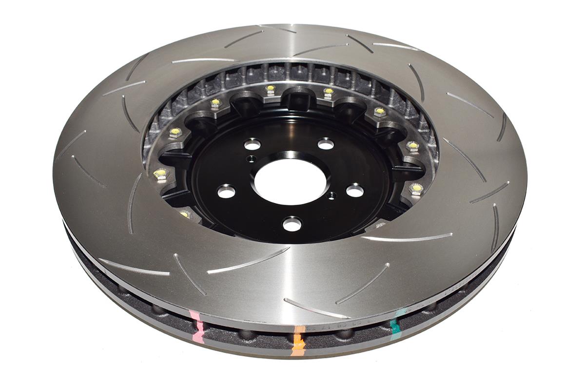 Coppia dischi freno sportivi scomponibili baffati Anteriori 380x34 mm Lexus GS-F / RC-F – DBA 5000 Series T3 Slotted Black Hat