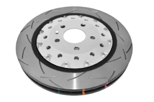 Coppia dischi freno sportivi scomponibili baffati Posteriori Audi R8 – DBA 5000 Series T3 Slotted Silver Hat