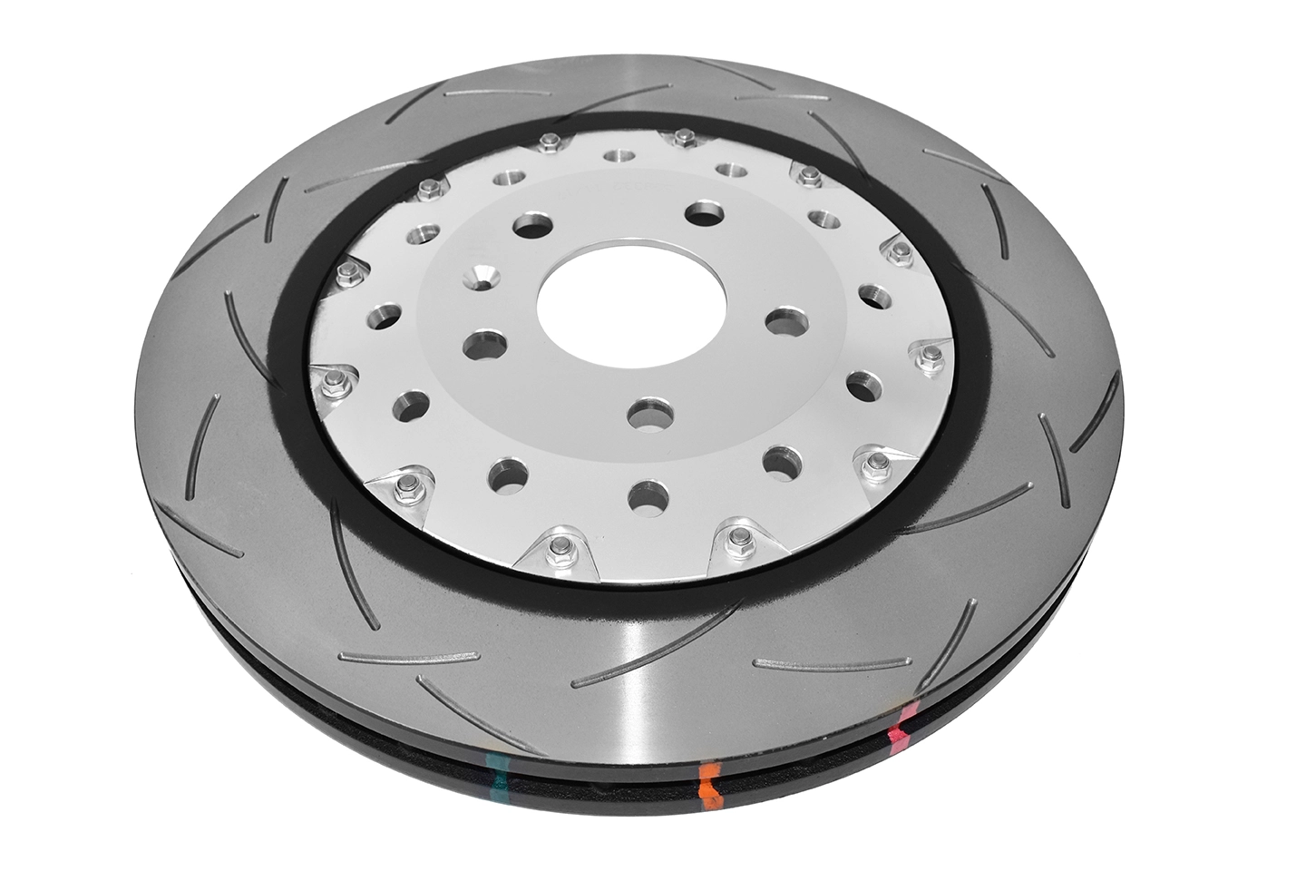 Coppia dischi freno sportivi scomponibili baffati Posteriori Audi R8 – DBA 5000 Series T3 Slotted Silver Hat