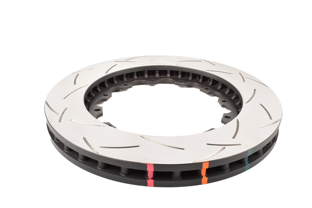 Coppia fasce frenanti di ricambio baffate Anteriori 365x34 mm Audi R8 / RSQ3 8U / RS4 B8 / RS5 B8 – DBA 5000 Series T3 Slotted solo rotore