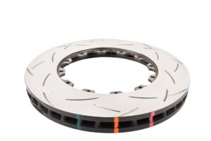 Coppia fasce frenanti di ricambio baffate Anteriori 365x34 mm Audi R8 / RSQ3 8U / RS4 B8 / RS5 B8 – DBA 5000 Series T3 Slotted solo rotore