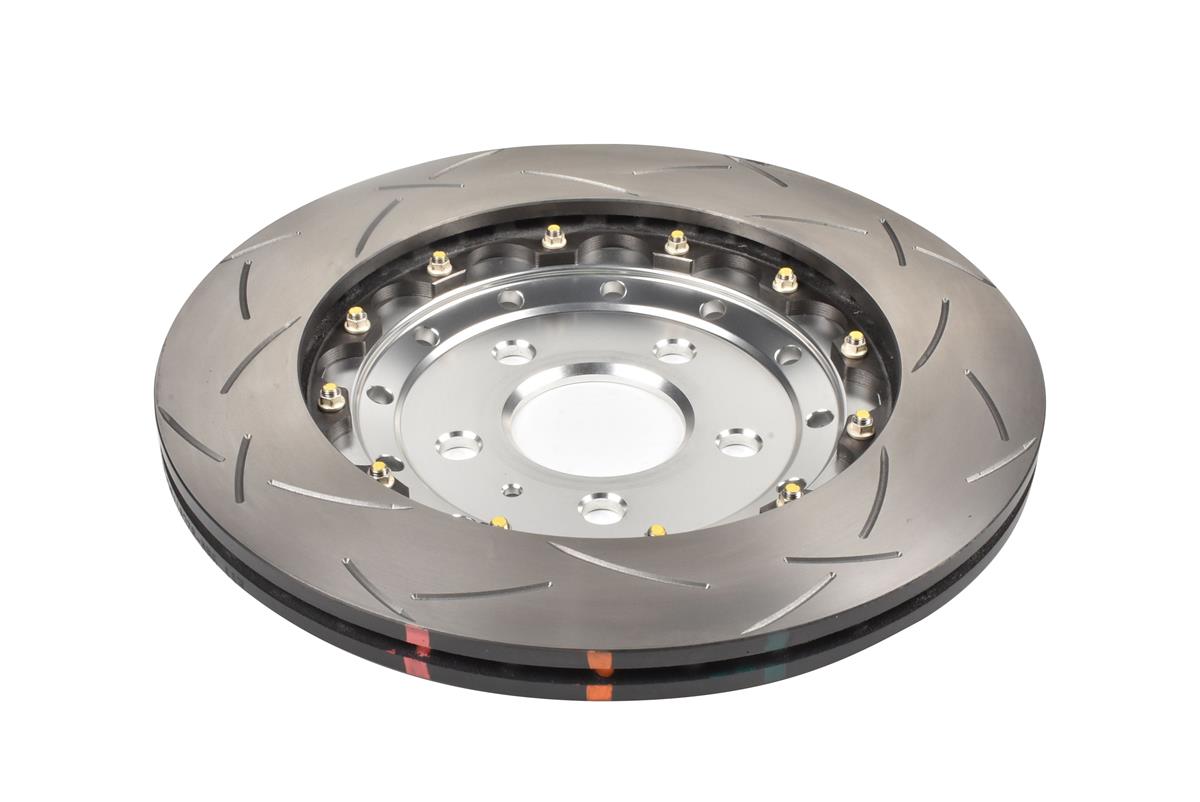 Coppia dischi freno sportivi scomponibili baffati Posteriori 330x22 mm Audi RS5 B8 – DBA 5000 Series T3 Slotted Silver Hat