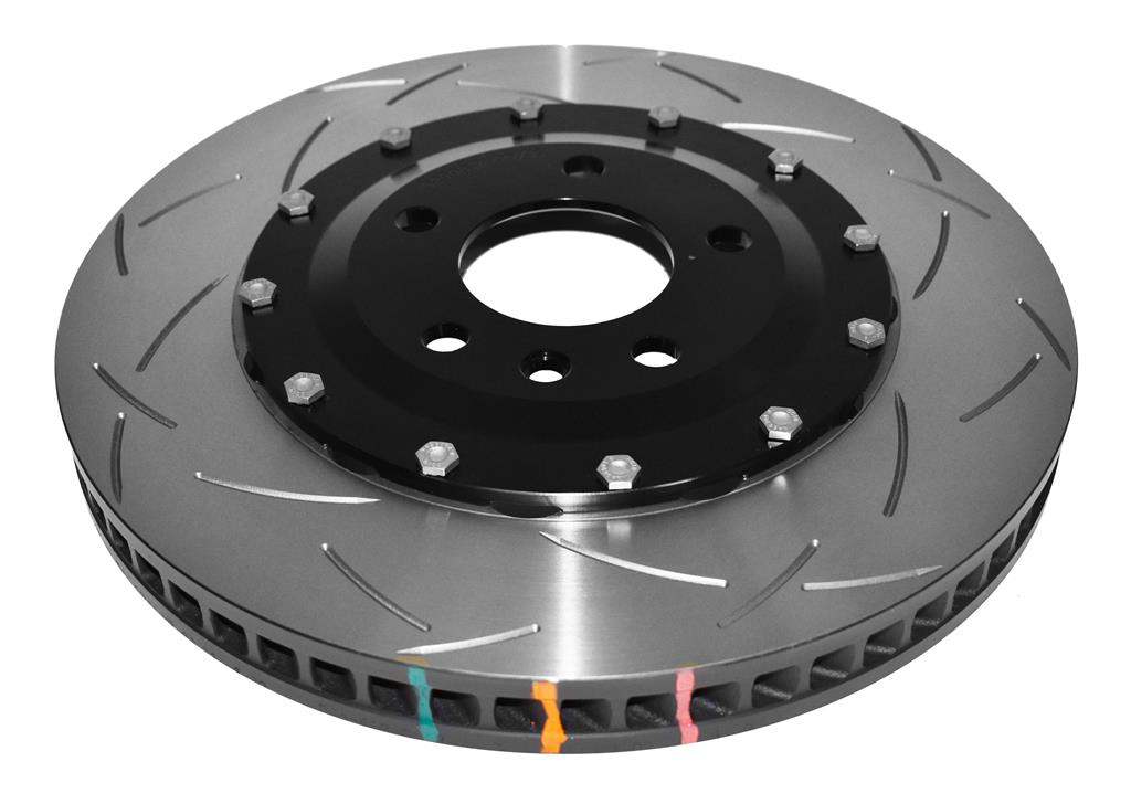 Coppia dischi freno sportivi scomponibili baffati Anteriori 332x32 mm Lotus Exige S3 (sinistro + destro) – DBA 5000 Series T3 Slotted Black Hat
