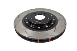 Coppia dischi freno sportivi scomponibili baffati Anteriori 345x30 mm Hyundai i-30 N PD – DBA 5000 Series T3 Slotted Black Hat