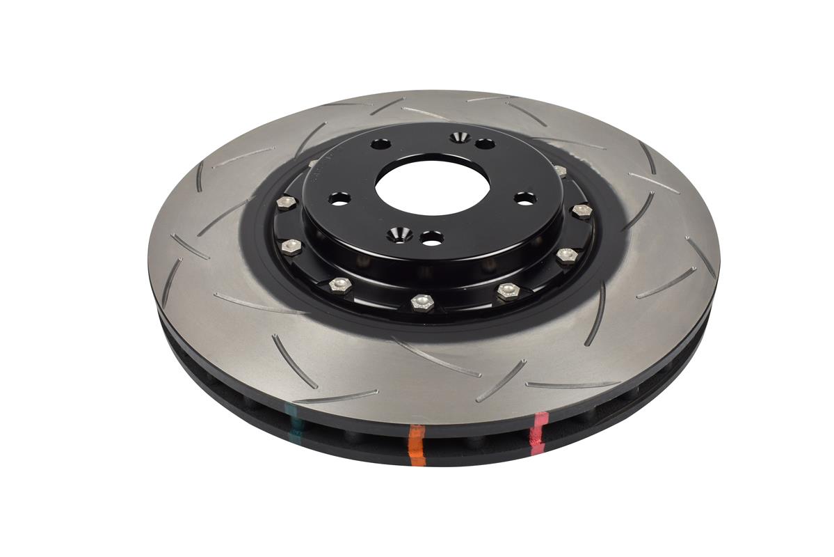 Coppia dischi freno sportivi scomponibili baffati Anteriori 345x30 mm Hyundai i-30 N PD – DBA 5000 Series T3 Slotted Black Hat