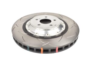 Coppia dischi freno sportivi scomponibili baffati Anteriori 390x36 mm Mercedes Classe C W205 / Classe C A205 / Classe C C205 / Classe C S205 – DBA 5000 Series T3 Slotted Silver Hat
