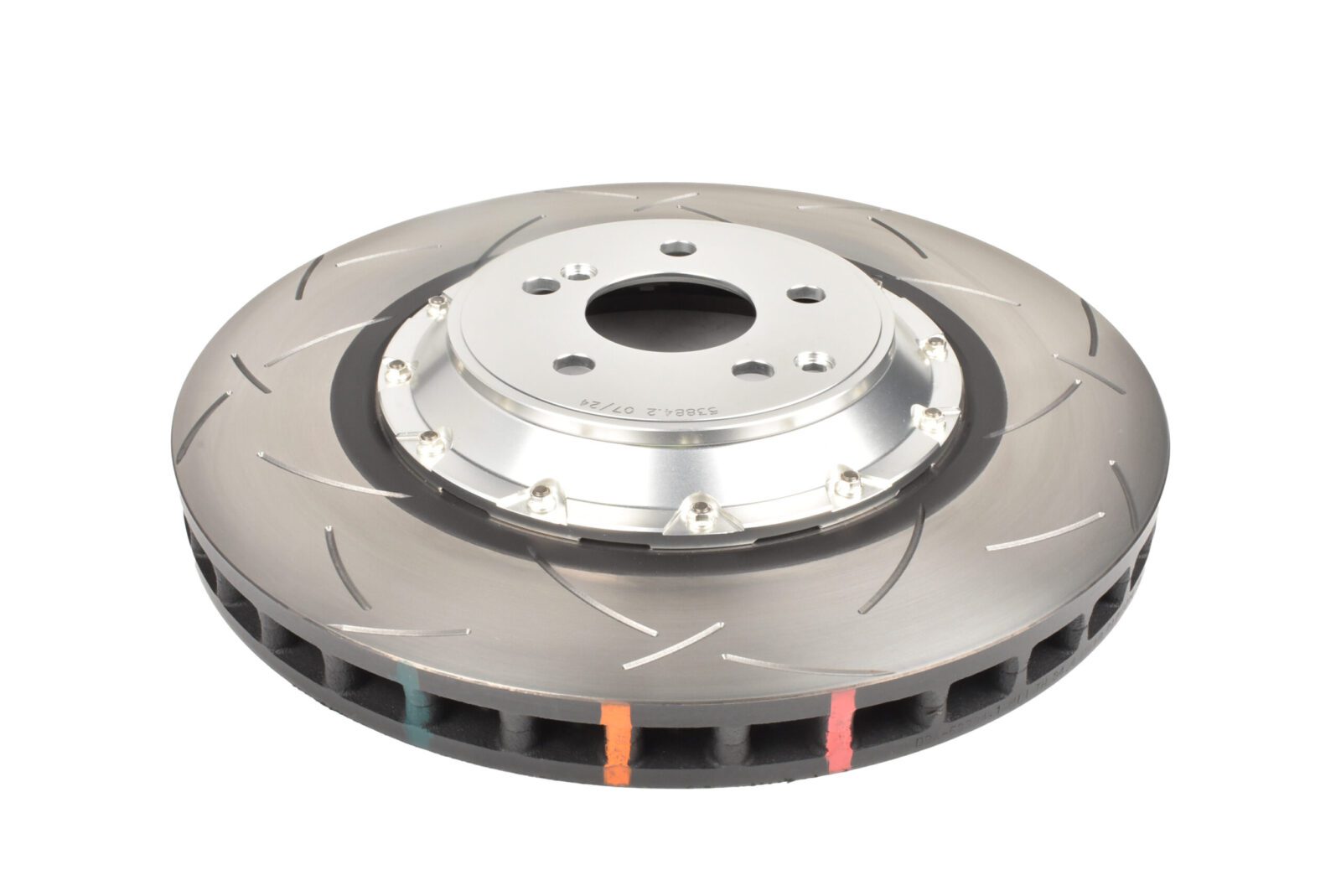 Coppia dischi freno sportivi scomponibili baffati Anteriori 390x36 mm Mercedes Classe C W205 / Classe C A205 / Classe C C205 / Classe C S205 – DBA 5000 Series T3 Slotted Silver Hat