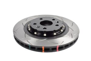Coppia dischi freno sportivi scomponibili baffati Anteriori 345x30 mm Chevrolet CORVETTE C8 – DBA 5000 Series T3 Slotted Black Hat