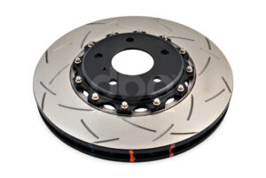 Coppia dischi freno sportivi scomponibili baffati Anteriori 324x30 mm Nissan 350Z / Skyline V35 – DBA 5000 Series T3 Slotted Black Hat